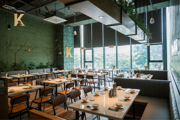 Không gian mở thích hợp cho đoàn đông tại KAMPONG.