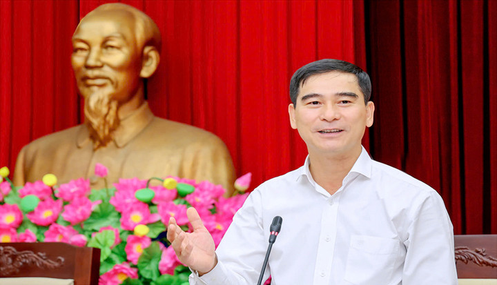 Bí thư Tỉnh ủy Vĩnh Phúc Dương Văn An phát biểu chỉ đạo tại hội nghị.