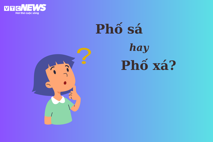 Thử thách Tiếng Việt: 'Phố sá' hay 'phố xá'? - 1