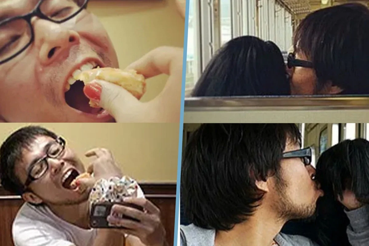 Các tác phẩm hẹn hò với bạn gái tưởng tưởng của Keisuke Jinushi đều vô cùng sáng tạo.