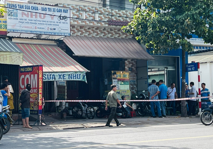 Hiện trường nơi xảy ra án mạng. (Ảnh: Mai Huyên)