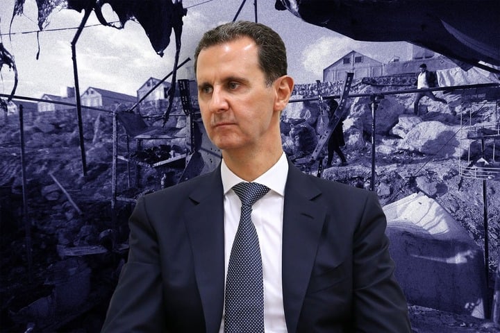 Chính quyền Tổng thống Syria Bashar al-Assad lung lay và sụp đổ chỉ trong 10 ngày ngắn ngủi. (Ảnh: Independent)