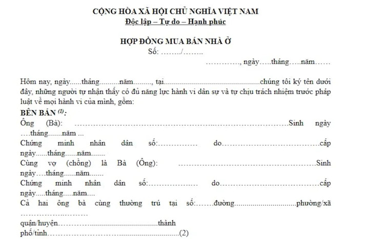 Vi phạm hợp đồng mua bán nhà ở có thể dẫn đến các hậu quả nghiêm trọng về pháp lý và tài chính. (Ảnh minh hoạ)