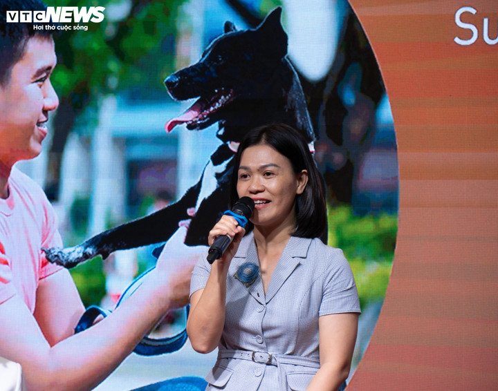 Bà Trần Thị Hồng Trang - Giám đốc Trung tâm Kỹ thuật Nông nghiệp TP Hội An chia sẻ về những thành quả tích cực của thành phố.