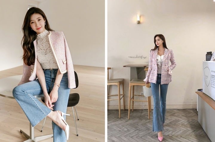 Chọn trang phục vải tweed sang trọng cho mùa lễ hội - 1