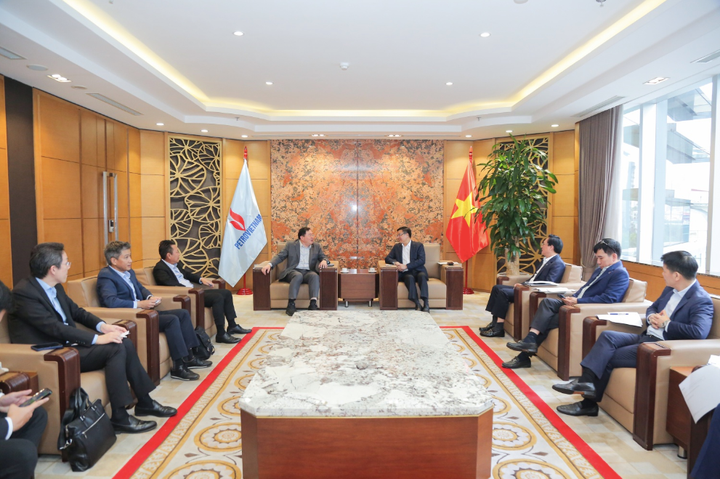 Toàn cảnh buổi tiếp.