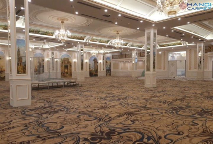 Thảm trải sàn khách sạn tại Lào Cai do Hanoi Carpet thi công.