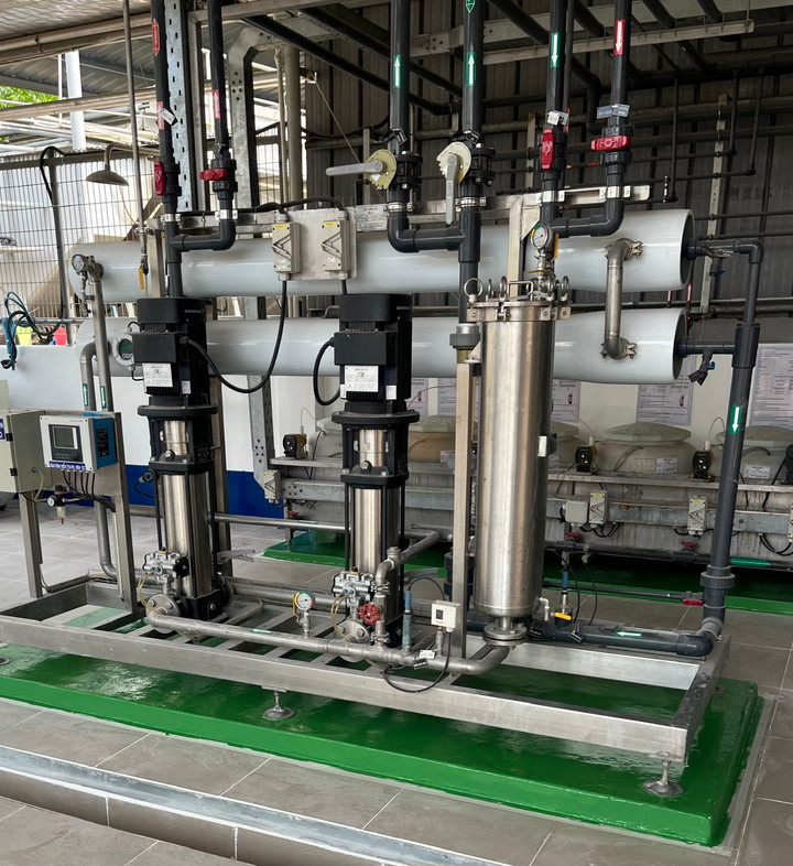 Hệ thống xử lý tái sử dụng nước thải công nghiệp tại nhà máy của FrieslandCampina Việt Nam.