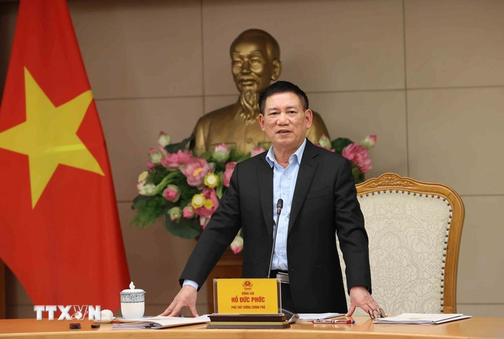 Phó Thủ tướng Hồ Đức Phớc. (Ảnh: An Đăng/TTXVN)