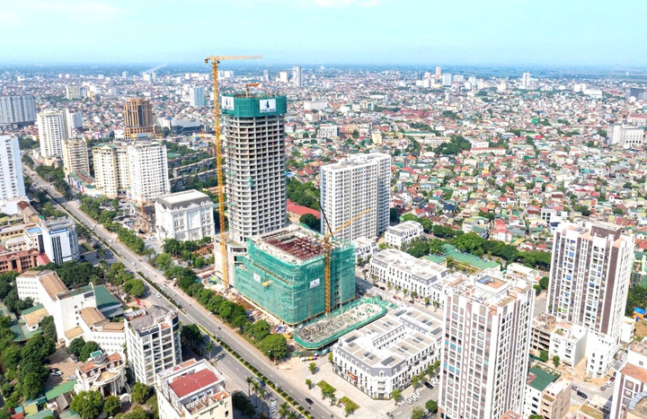 Một góc thành phố Vinh (Nghệ An)