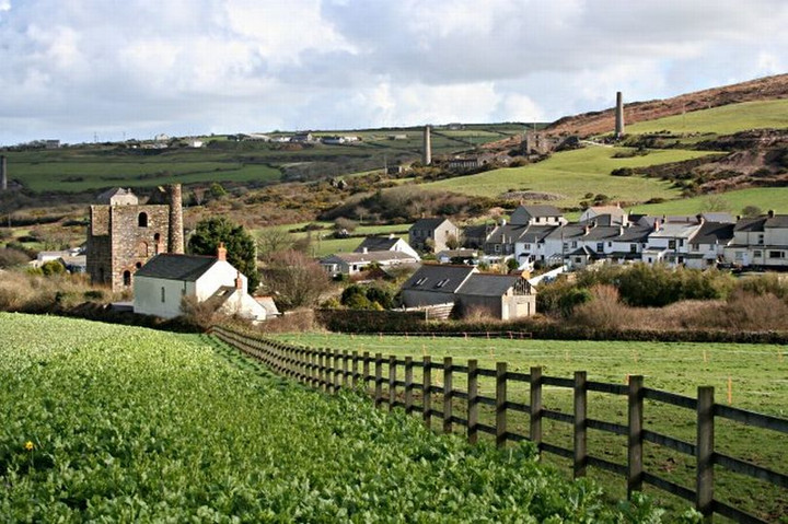 Vùng nông thôn Carnkie, Cornwall, nơi xảy ra vụ việc thương tâm.