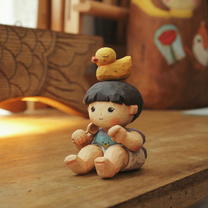 Cậu bé và chú vịt vàng là một trong những tác phẩm hài lòng của Cao Văn Hiến.