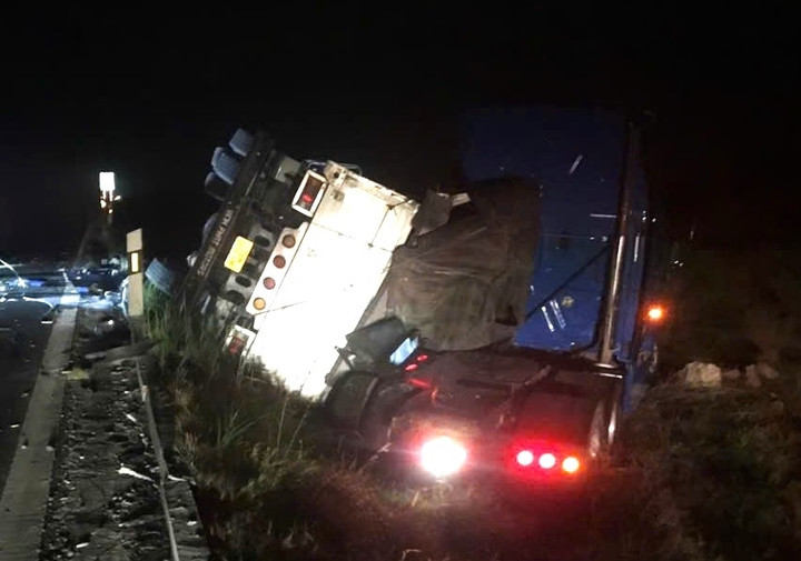 Hiện trường vụ tai nạn.