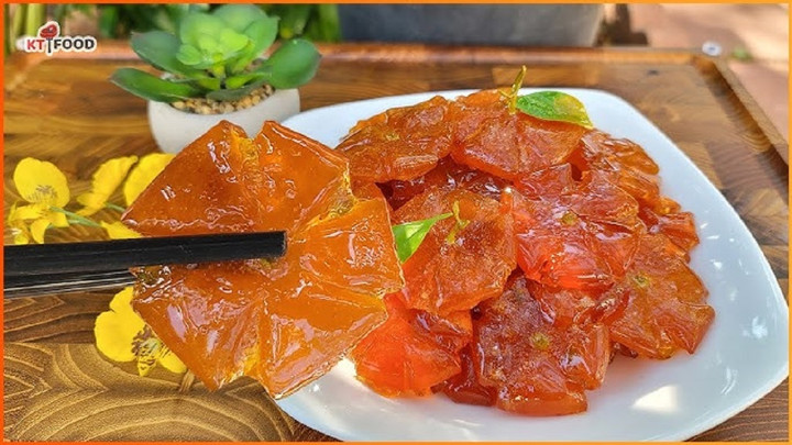 Món mứt quất dẻo thơm. (Ảnh minh họa: KT Food)