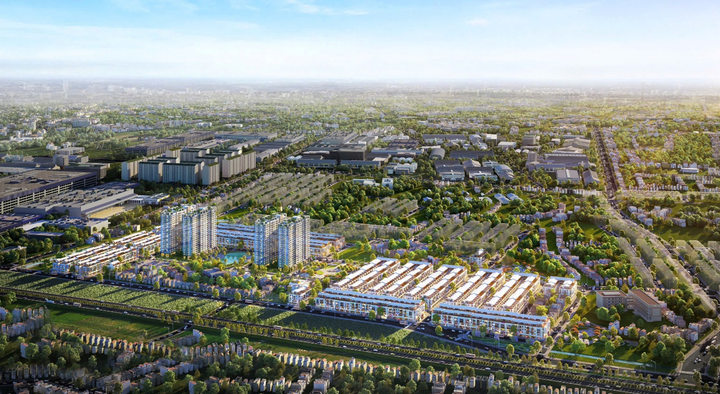 Phối cảnh tổng thể dự án Yên Bình New Horizon.