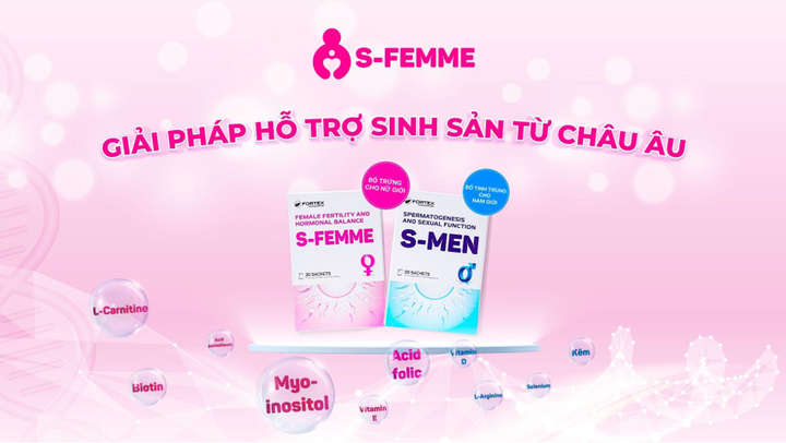 Bộ sản phẩm S-Femme: Giải pháp hỗ trợ sinh sản dành cho cả nam và nữ - 5