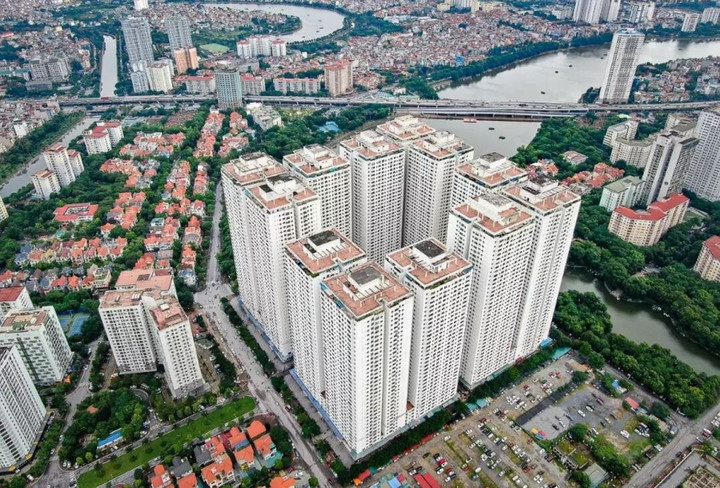 Nhiều chung cư Hà Nội thiếu hụt chỗ đỗ xe. (Ảnh: Internet)