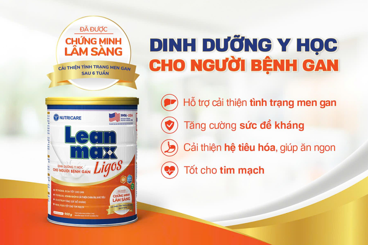 Leanmax Ligos – đồng hành bảo vệ sức khỏe lá gan.