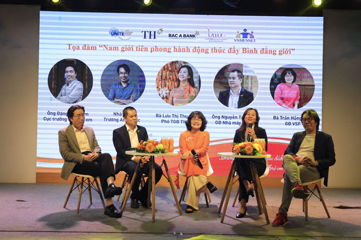 Tọa đàm “Nam giới tiên phong hành động thúc đẩy bình đẳng giới”, một trong những hoạt động truyền thông thúc đẩy bình đẳng giới mà VSF và TH thực hiện năm 2024