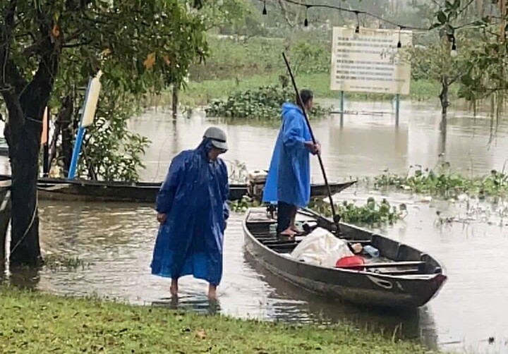 Khu vực sông Đầm - nơi xảy ra vụ việc. (Ảnh: C.D)