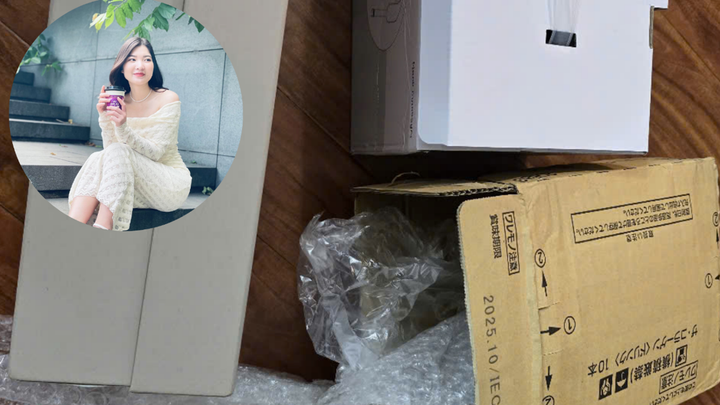 Một góc nhà của chị Trang luôn là nơi xếp các loại hộp túi được tận dụng lại.