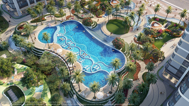 The Opus One sở hữu điều kiện sống sinh thái lý tưởng, mang đến cảm hứng “về nhà như về resort”.