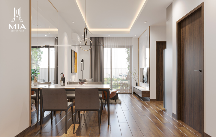 Không gian chung ấm cúng nơi cả gia đình quây quần mỗi ngày.