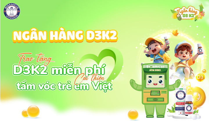 Ngân hàng D3K2: Hành động vì tầm vóc trẻ em Việt Nam - 1