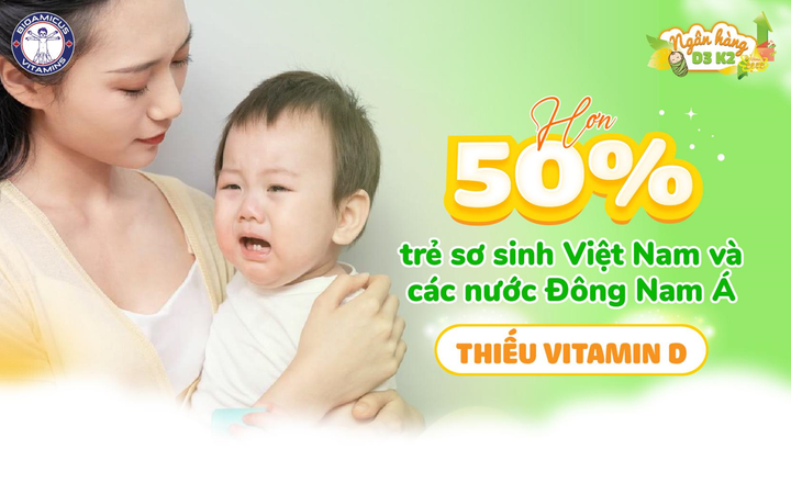Tỷ lệ thiếu Vitamin D ở trẻ em Việt Nam ở mức cao.