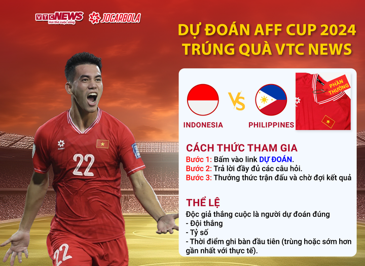 Cách tham gia dự đoán AFF Cup 2024 trên Báo điện tử VTC News.