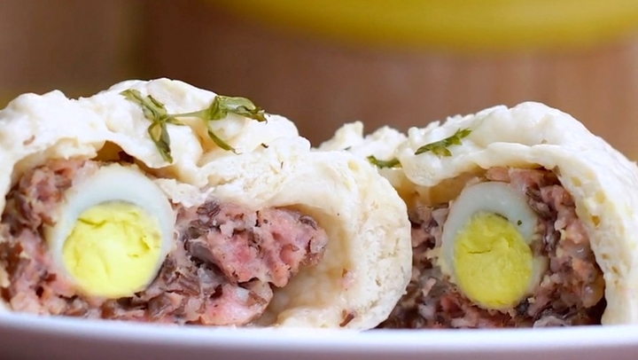 Bánh bao chín có hương vị hấp dẫn. (Ảnh: Đ.M.X)