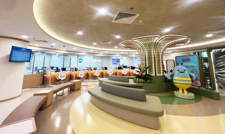 Không gian bên trong Chi nhánh Tây Sài Gòn.