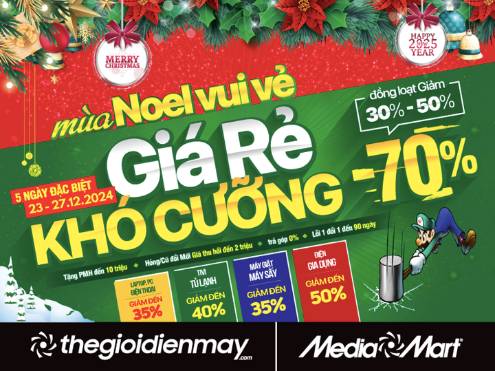 MediaMart giảm sốc đến 70% hàng nghìn sản phẩm nhân dịp Giáng sinh - 1