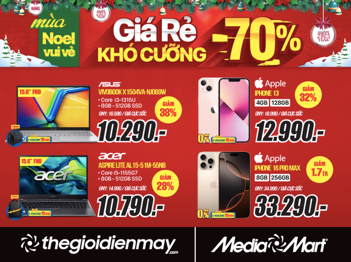 MediaMart giảm sốc đến 70% hàng nghìn sản phẩm nhân dịp Giáng sinh - 5