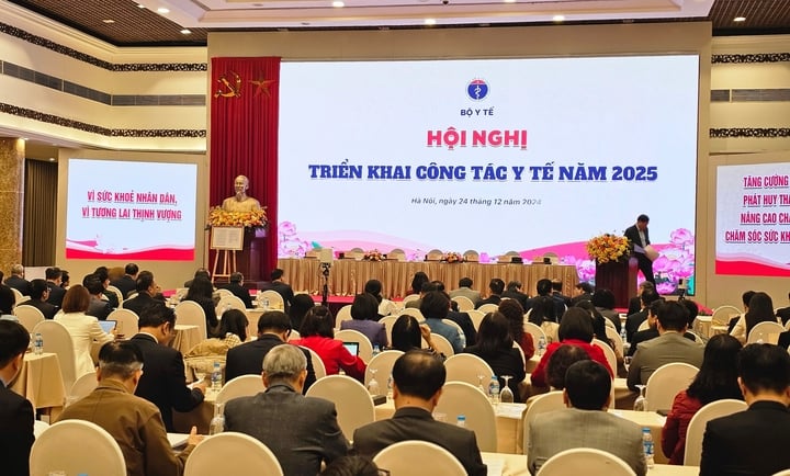 Toàn cảnh Hội nghị triển khai công tác y tế năm 2025. (Ảnh: T.Dũng)