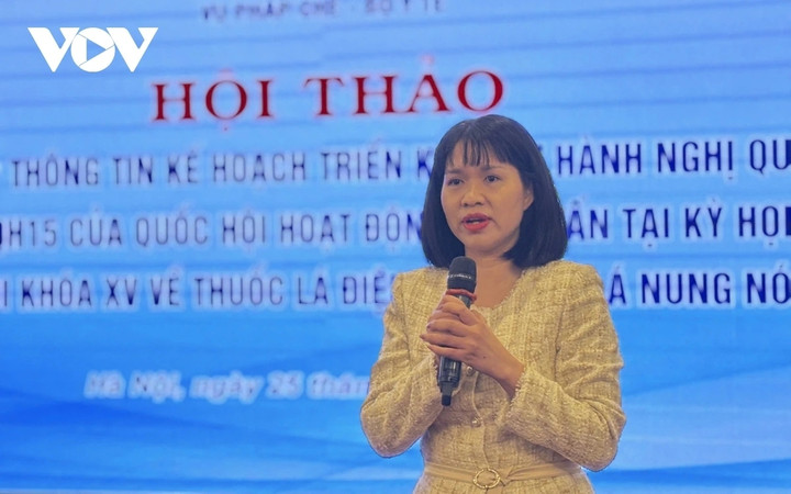 Ths. Đinh Thị Thu Thủy, Phó Vụ trưởng Vụ Pháp chế, Bộ Y tế