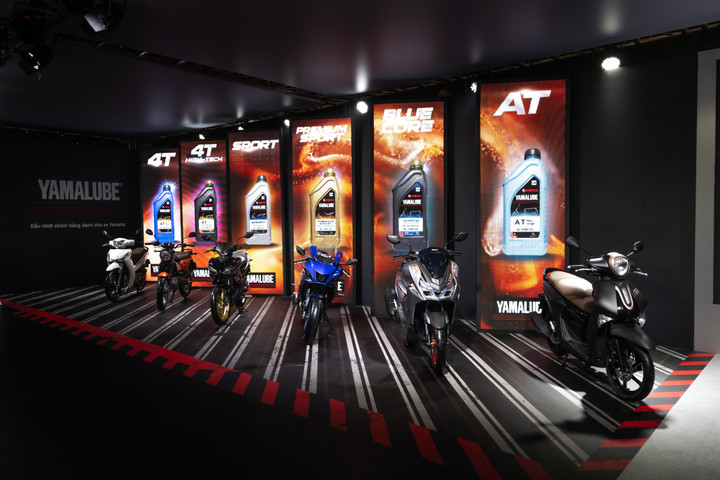 Màn ra mắt ấn tượng của dầu nhớt Yamalube mới.