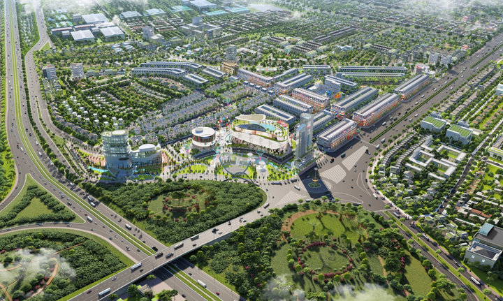 Nhiều dự án lớn đang được triển khai tại TP. Phổ Yên, nổi bật trong số đó là Khu đô thị Yên Bình Green City.