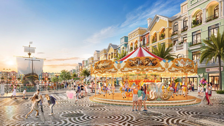 Vũ trụ giải trí Grand World mở ra tiềm năng kinh doanh không giới hạn cho nhà phố Cát Tường.