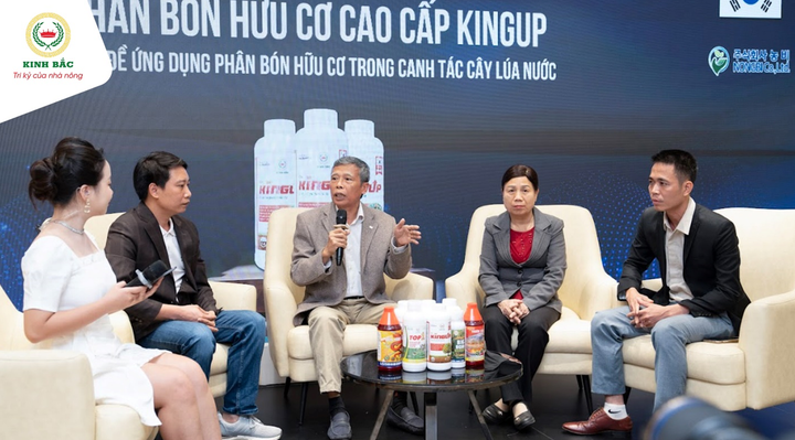 Chuyên gia chia sẻ kiến thức, giải pháp về việc ứng dụng phân bón hữu cơ trong chăm sóc các loại cây trồng ở Việt Nam. (Nguồn: Kinh Bắc)
