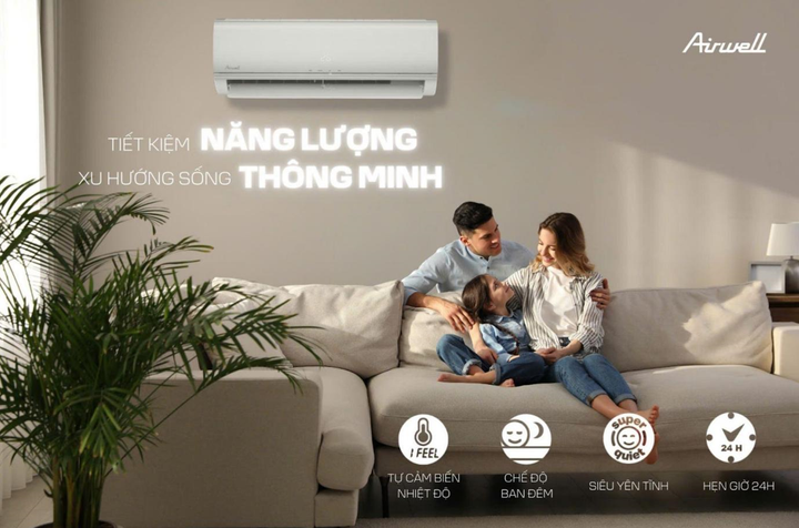 Airwell - giải pháp tiết kiệm năng lượng vượt trội cho gia đình - 1