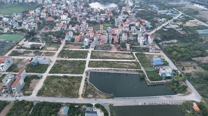 Đấu giá đất huyện Quốc Oai hạ nhiệt. (Ảnh: batdongsan.com.vn)