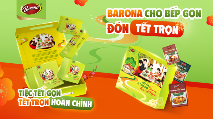 "Bếp ấm vị cơm nhà, sum vầy trọn vị ngon" cho bếp Tết nhà thêm trọn vẹn.