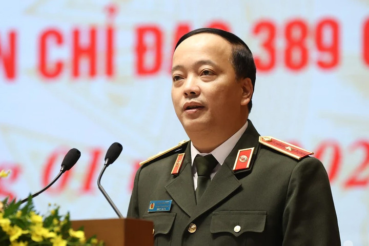 Tân Thứ trưởng Bộ Công an Đặng Hồng Đức. (Ảnh: VGP)