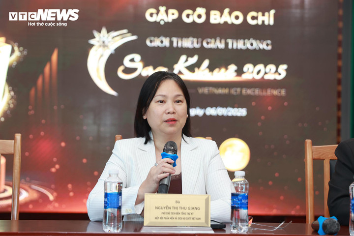 Bà Nguyễn Thị Thu Giang - Phó Chủ tịch kiêm Tổng thư ký VINASA.