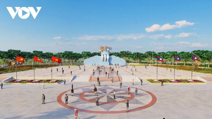 Phối cảnh Công viên Hữu nghị Lào - Việt Nam.