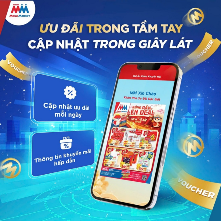 MM Mega Market ra mắt ấn phẩm khuyến mãi điện tử.