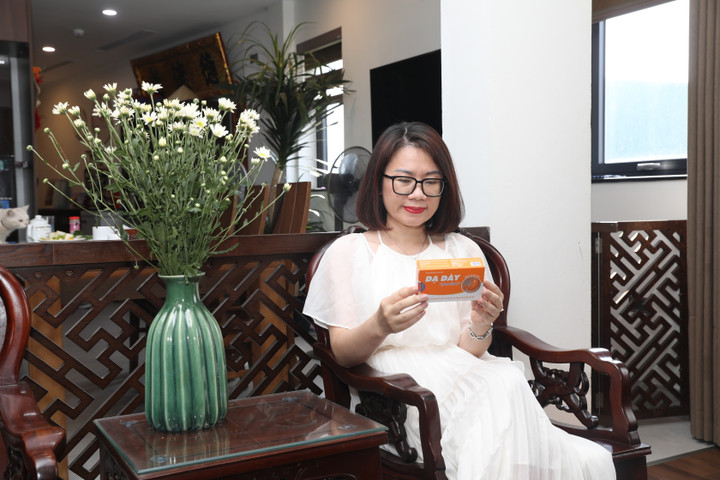Dùng Dạ dày Tâm Bình, chị Thu đỡ hẳn các triệu chứng bệnh dạ dày.