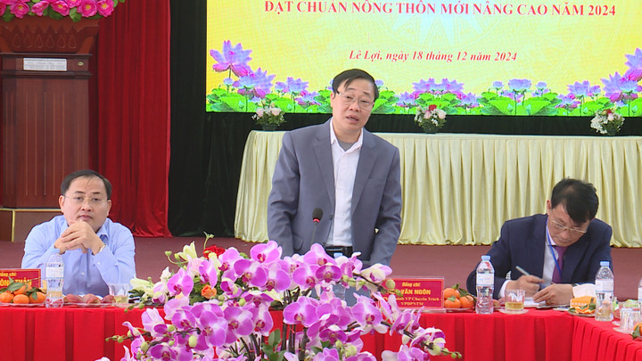 Ông Ngọ Văn Ngôn, Phó chánh văn phòng chuyên trách Văn phòng điều phối xây dựng NTM Hà Nội, đánh giá, kết luận.