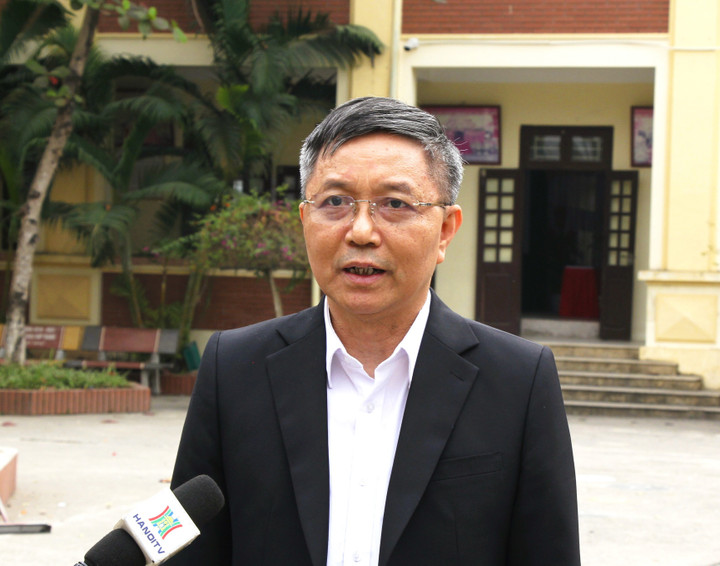 Ông Lê Văn Thăng, Phó Trưởng Phòng GD&ĐT huyện Mỹ Đức, Hà Nội.